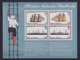 Pitcairn Islands 1975 Postschiffe Mi.-Nr. Block 2 Postfrisch ** - Pitcairninsel