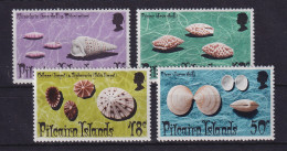 Pitcairn Islands 1974 Muscheln Mi.-Nr. 137-140 Postfrisch ** - Pitcairninsel