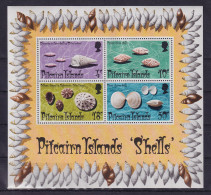 Pitcairn Islands 1974 Muscheln Und Meeresschnecken Mi.-Nr. Block 1 Postfrisch ** - Pitcairn