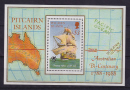Pitcairn Islands 1988 200-Jahr-Feier Australiens Mi.-Nr. Block 9 Postfrisch ** - Pitcairneilanden