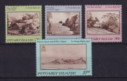 Pitcairn Islands 1987 Landschaften Ansichten Der Insel Mi.-Nr. 301-304 ** - Pitcairn