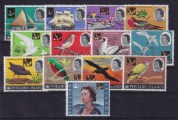 Pitcairn Islands 1967 Schiffe Und Vögel Mi.-Nr. 72-84 Postfrisch ** - Pitcairninsel