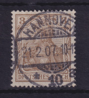 Dt. Reich 1902 Germania 3 Pf Mi.-Nr. 69 I Plattenfehler DFUTSCHES REICH  O - Used Stamps