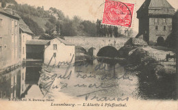 Luxembourg * 1906 * L'alzette à Pfaffenthal * Quartier - Luxemburg - Stad