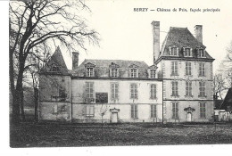 51 - SERZY -  Château De Prin, Façade Principale - Autres & Non Classés