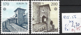 SAINT-MARIN 955-56 ** Côte 2.30 € - Unused Stamps