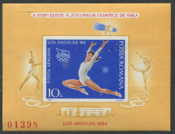 Romania:Unused Block XXIII Olympic Games In Los Angeles 1984, MNH - Zomer 1984: Los Angeles