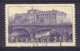 Sweden 1992 Mi. 1731, 2.80 Kr Konferenz Der Interparlamentarischen Union (IPU) Stockholm Reichtagsgebaüde - Used Stamps