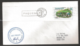 1987 Paquebot Cover, Bahamas Stamp Used In Grangemouth, UK 5 Sep 1987 - Bahama's (1973-...)