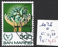 SAINT-MARIN 1026 Oblitéré Côte 0.50 € - Used Stamps