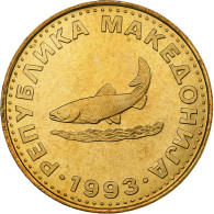 Macédoine, 2 Denari, 1993, Laiton, SPL+, KM:3 - Noord-Macedonië