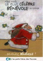 *CPM Pub  - Les Petits Frères Des Pauvres - Père Noël - Werbepostkarten