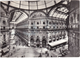 MILANO - CARTOLINA - GALLERIA - INTERNO - VIAGGIATA - Milano (Milan)