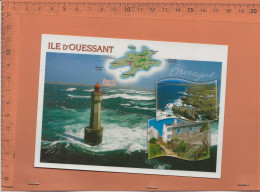 PHARE DE LA JUMENT ILE D OUESSANT  FRANCE  CARTE  NEUVE  VOIR SCAN POUR ETAT - Lighthouses