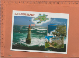 PHARE DE LA JUMENT ILE D OUESSANT  FRANCE  CARTE  NEUVE  VOIR SCAN POUR ETAT - Leuchttürme