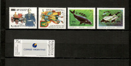 Argentina  1992 -93 .-  Y&T  Nº  1792-1814-1831/32-1833    ** - Unused Stamps