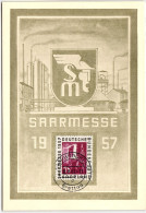 Saarland 400 Auf Postkarte Maximumkarte Mit ESt #NG548 - Altri & Non Classificati