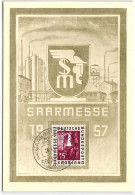 Saarland 400 Auf Postkarte Maximumkarte #NG550 - Altri & Non Classificati