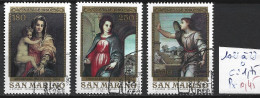 SAINT-MARIN 1021 à 23 Oblitérés Côte 1.75 € - Used Stamps