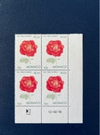MONACO COIN DATE 1992 YT 1840 ETAT LUXE VENDU A LA FACIALE - Unused Stamps
