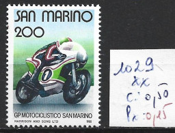 SAINT-MARIN 1029 ** Côte 0.50 € - Nuevos