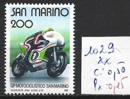 SAINT-MARIN 1029 ** Côte 0.50 € - Unused Stamps