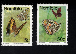2025326555 1997 SCOTT 742A & 747A (XX) POSTFRIS MINT NEVER HINGED - BUTTERFLIES - FAUNA - Namibië (1990- ...)