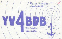 AK 210717  QSL - Venezuela - Pto. Cabello - Radio Amatoriale