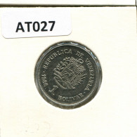 1 BOLIVAR 1986 VENEZUELA Pièce #AT027.F.A - Venezuela