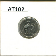 5 CENTS 1974 SUDAFRICA SOUTH AFRICA Moneda #AT102.E.A - Zuid-Afrika