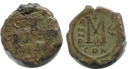 FLAVIUS JUSTINUS II FOLLIS Antiguo BYZANTINE Moneda 12.7g/31mm #AB278.9.E.A - Byzantine