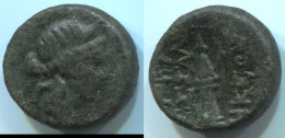QUIVER Antiguo Auténtico Original GRIEGO Moneda 4.9g/16mm #ANT1413.32.E.A - Grecques