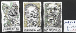 SAINT-MARIN 1006 à 08 Oblitérés Côte 1.50 € - Used Stamps