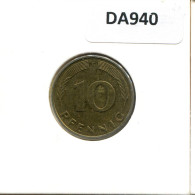 10 PFENNIG 1985 F WEST & UNIFIED GERMANY Coin #DA940.U.A - 10 Pfennig