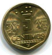 5 CENTIMOS 1998 PERU UNC Münze #W11439.D.A - Perú