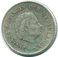 1/4 GULDEN 1967 ANTILLAS NEERLANDESAS PLATA Colonial Moneda #NL11587.4.E.A - Antilles Néerlandaises