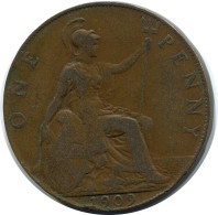 PENNY 1909 UK GBAN BRETAÑA GREAT BRITAIN Moneda #BB004.E.A - D. 1 Penny