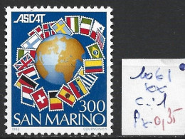 SAINT-MARIN 1061 ** Côte 1 € - Unused Stamps