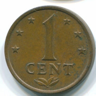 1 CENT 1973 ANTILLES NÉERLANDAISES Bronze Colonial Pièce #S10643.F.A - Niederländische Antillen