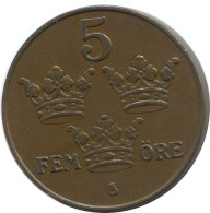 5 ORE 1920 SUECIA SWEDEN Moneda #AC464.2.E.A - Sweden