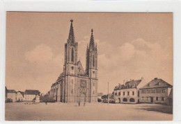 39093507 - Geisenheim Am Rhein. Marktplatz Pfarrkirche. Ungelaufen Handschriftliches Datum Von 1938. Gute Erhaltung. - Altri & Non Classificati