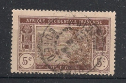 COTE D'IVOIRE - 1922-28 - N°YT. 62 - Lagune Ebrié 5c Brun-lilas - Oblitéré / Used - Usados