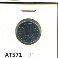10 GROSCHEN 1991 AUSTRIA Coin #AT571.U.A - Oostenrijk