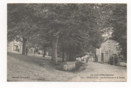 MONTCUQ  46  LES BOULEVARDS ET LE FOIRAIL - Montcuq