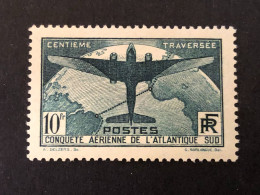 FRANCE Timbre 321 10f Atlantique Sud, Neuf Avec Charnière, Quasi **cote 375€ - Unused Stamps