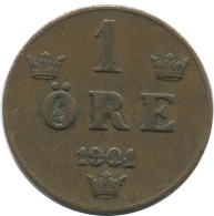 1 ORE 1901 SUECIA SWEDEN Moneda #AD360.2.E.A - Suède