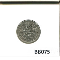 SIXPENCE 1963 UK GRANDE-BRETAGNE GREAT BRITAIN Pièce #BB075.F.A - H. 6 Pence