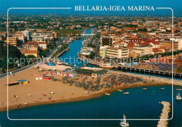 73238283 Bellaria Igea Marina Fliegeraufnahme Strand Hafen Bellaria Igea Marina - Other & Unclassified