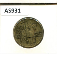 20 KORUN 1998 CZECH REPUBLIC Coin #AS931.U.A - Tschechische Rep.