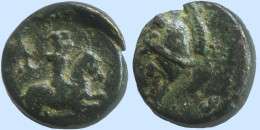 HORSEMAN Antike Authentische Original GRIECHISCHE Münze 1g/10mm #ANT1666.10.D.A - Greek